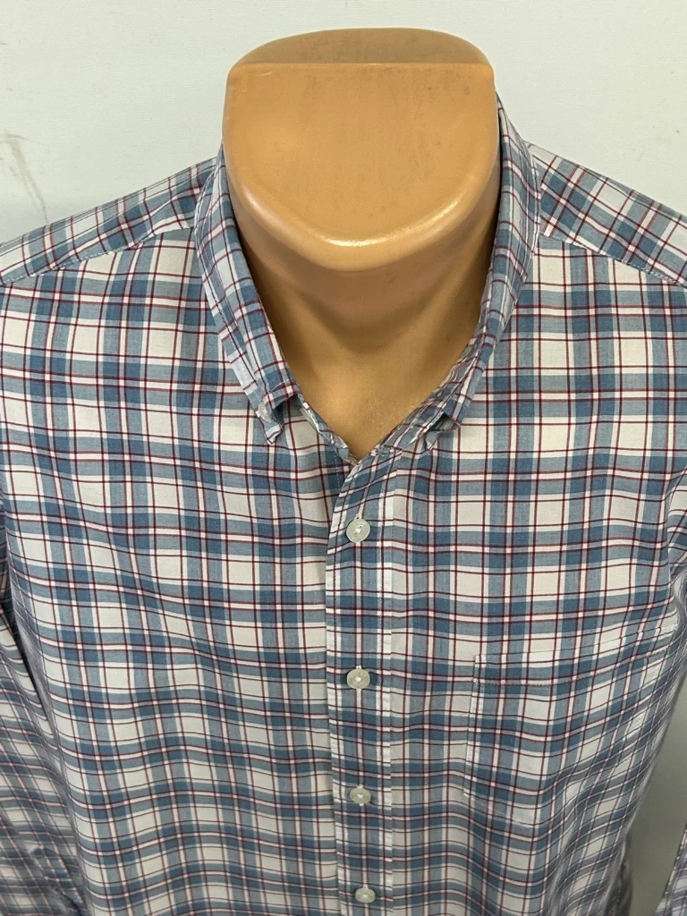 J. Crew long Sleeve Button Down Collar Shirt.  L - Picture 3 of 7